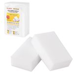 Губка-ластик МЕЛАМИНОВАЯ для удаления пятен, 12 шт., LAIMA, 608954