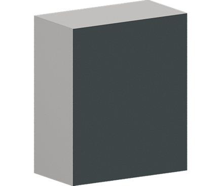 Кухня Модуль ШВ 600М Графит / Бирюзовая мята