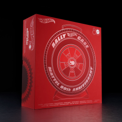 Mattel 80th Anniversary Hot Wheels Original 16 Rally Case Set (2025)