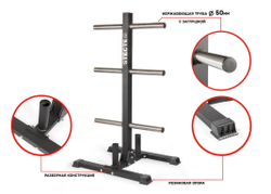 Стойка для дисков штанги "Дерево" и 2-х грифов