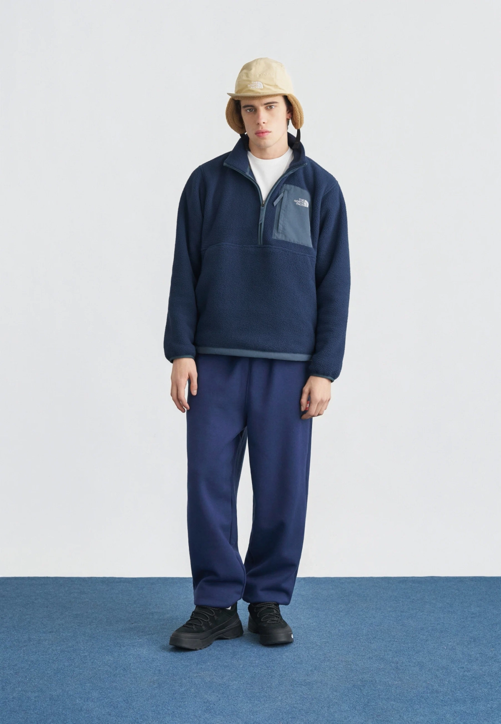 Мужская юмиори с застежкой-молнией The North Face 1/4 summit navy/granite grey