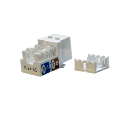 Вставка Keystone Jack RJ-45(8P8C) Hyperline KJ9-8P8C-C5e-90-WH