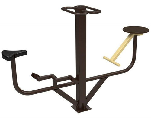 Уличный тренажер «Велосипед + твистер сидя» YT95