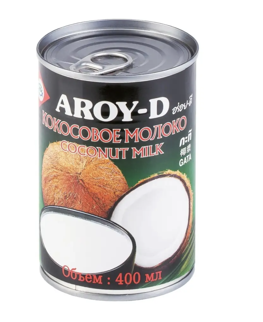 Молоко кокосовое Aroy-D 60% 400 гр