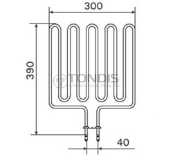 ТЭН Harvia ZSK-710 (2670 W, для печей KIP/KV/M/V)