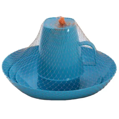 Набор «Дачный» на 1 персону (тарелки-0,23 л, 0,48 л., 1 л., стакан 380 мл., кружка 380 мл.) (Бийск)