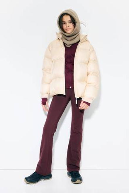 H&M Спортивные леггинсы с флисовой подкладкой SoftMove, бордовый