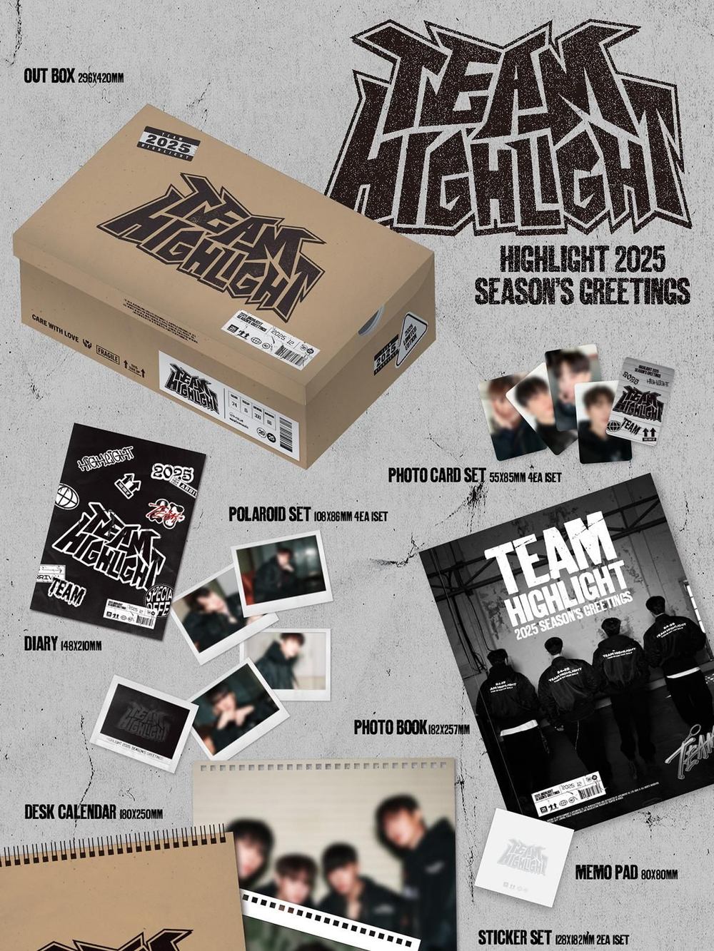 товары HIGHLIGHT - 2025 SEASON'S GREETINGS TEAM Version