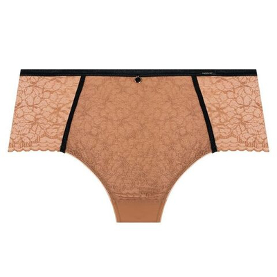 Трусики-слипы с высокой линией талии Elisabeth (Размер: XL) (Цвет: карамель (темно-бежевый))