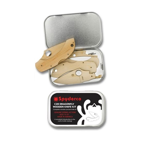 Нож Spyderco Wooden Kit Dragonfly WDKIT1