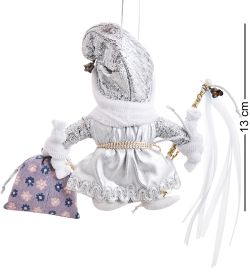 РусКукла RK-956 Кукла малая «Дед Мороз с посохом и мешком»