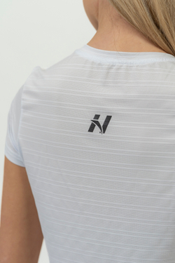 Футболка женская Nebbia 438 fit activewear t-shirt Airy White