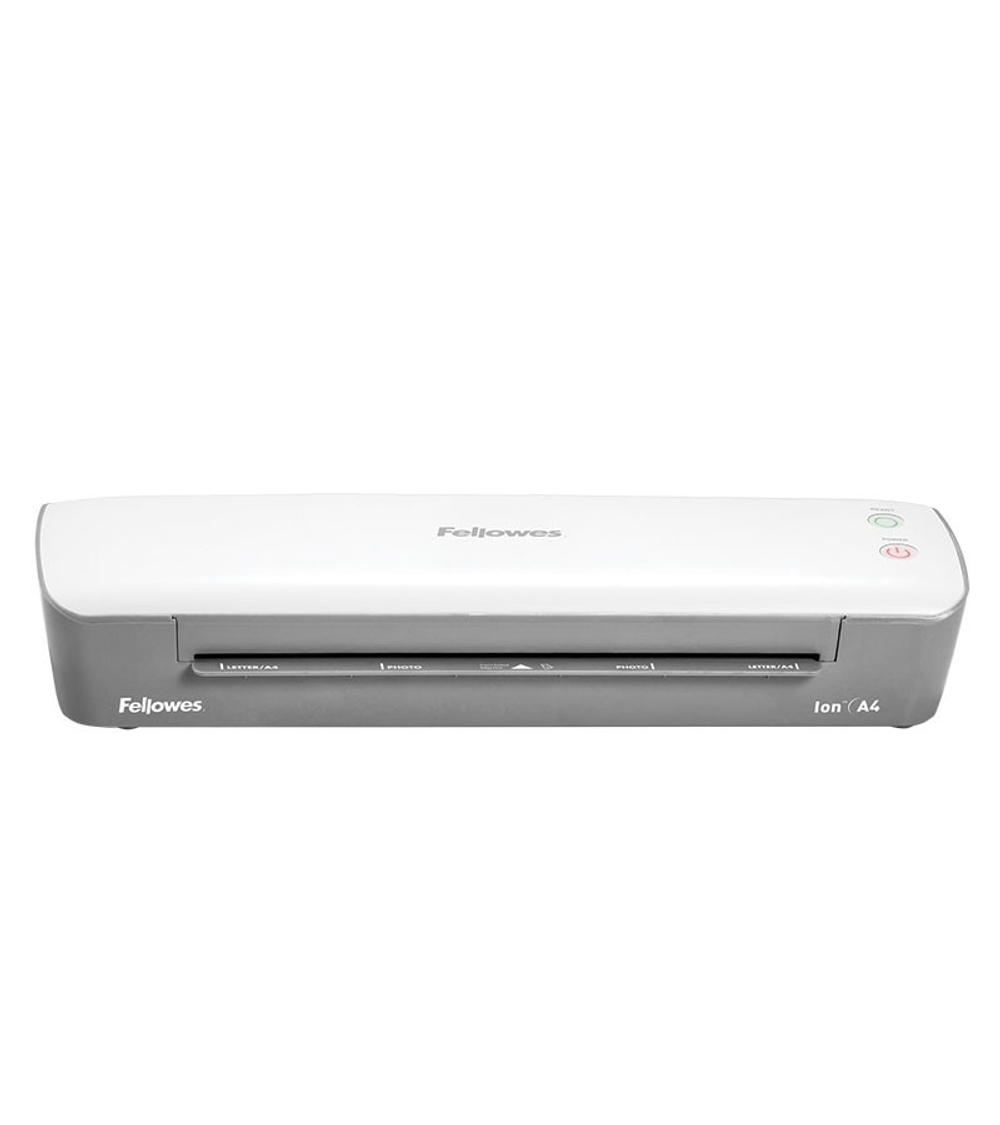 Ламинатор Fellowes Ламинатор Ion A4 FS-4560001 (75-125 мкм, 30 см / мин, AutoShutOff, механизм освобождения, стартовый набор пленок)