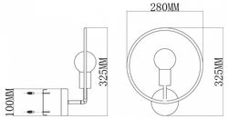 Бра Moderli Sachara V11581-1W