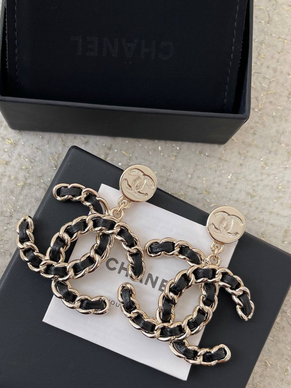 Серьги CHANEL