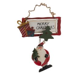 GAEM Изделие декоративное подвесное "Дед Мороз", L14 W0,5 H19 см, 4в.