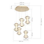 Светильник подвесной SPINE LED 28W 3000K