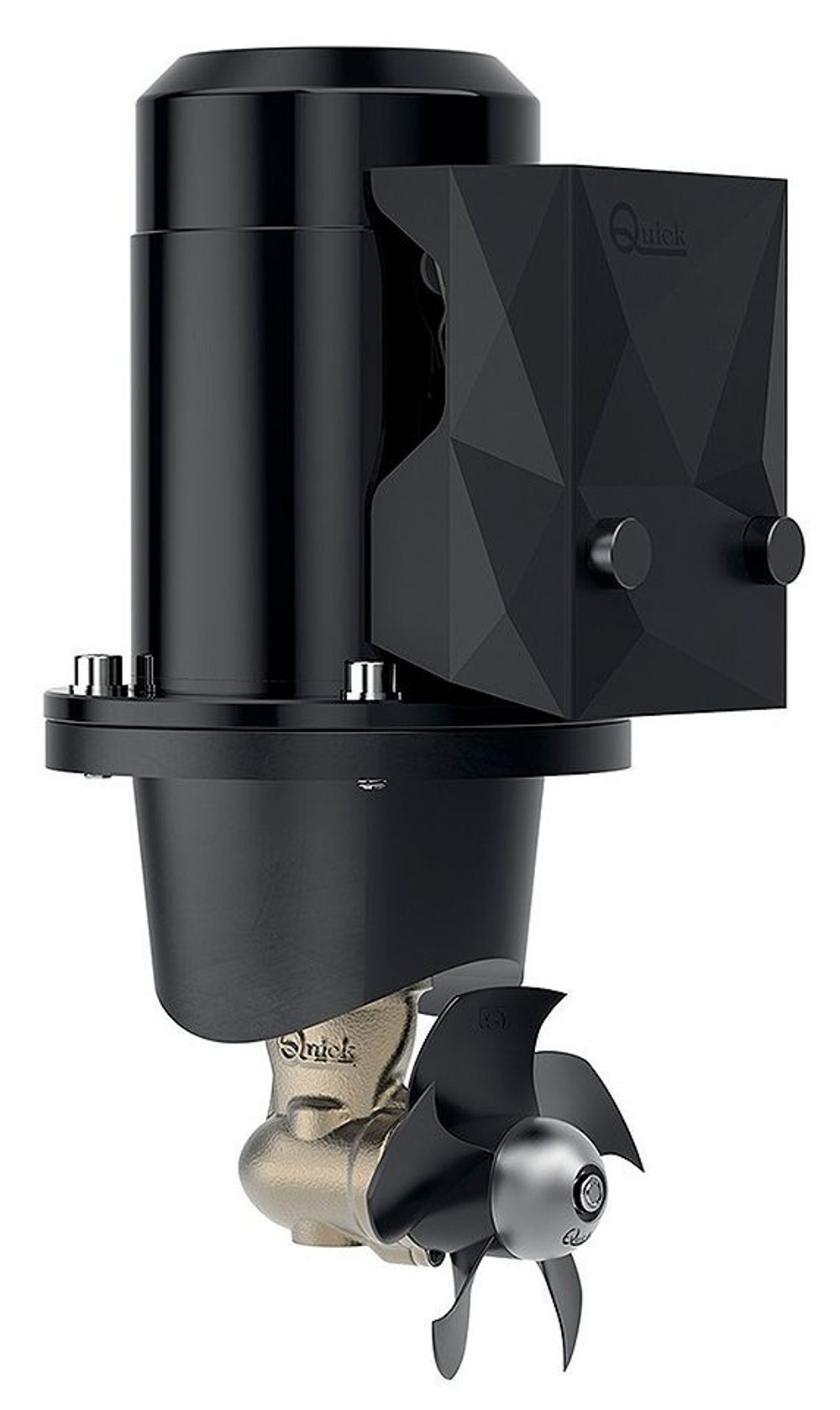 Подруливающее устройство в комплекте со стеклопластиковым тоннелем диаметром 110 мм, кабелем и пультом управления, мощность 1,3 кВт, упор 25 кгс (10260461)