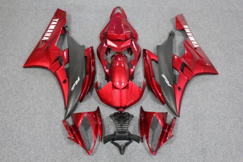 Комплект пластика для мотоцикла Yamaha YZF-R6 06-07 Красно-Черный