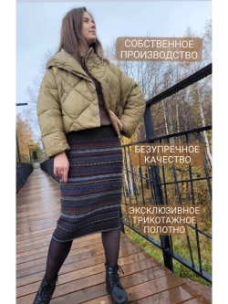 Юбка миди теплая