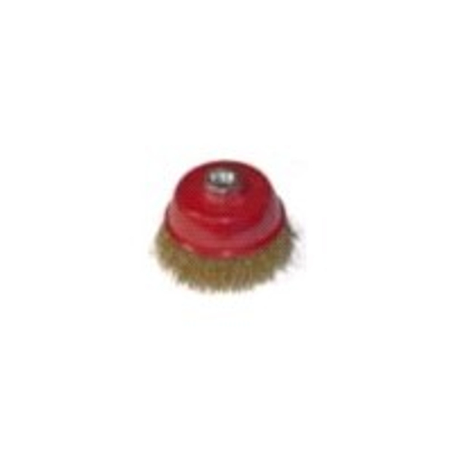 Крацовка (гайка)  чаша  Латунь  75мм  для УШМ витая  пров., с резьбой М14  TOOLBERG (Лакра) 2302021