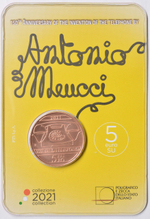 ИТАЛИЯ, 2021, 5 ЕВРО