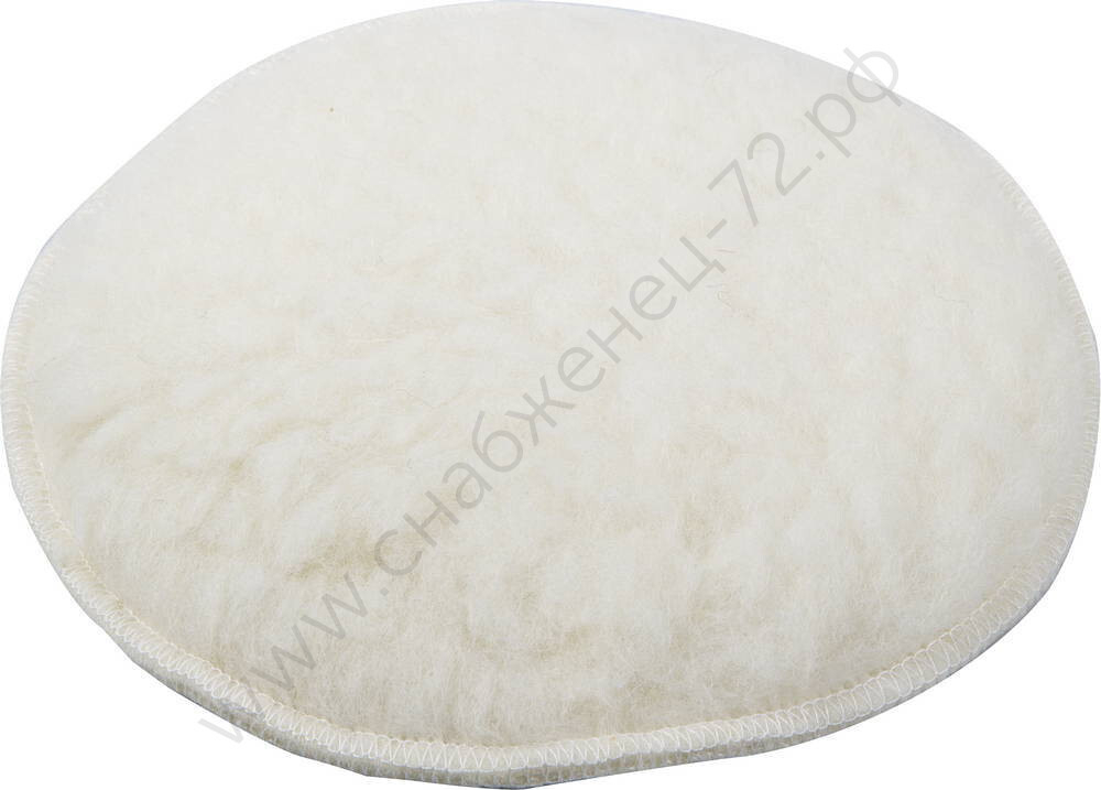 ЗУБР 150мм, натуральный мех, Полировальная насадка Профессионал (3596-150)