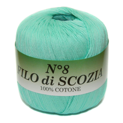 Пряжа Filo Di Scozia №8 50г, 340м, 100%мерсеризованный хлопок (цена за 1 шт)