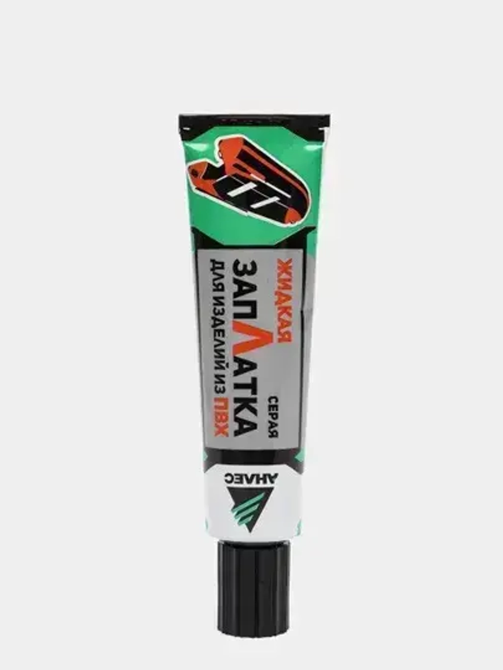 Клей жидкая ЗапЛатка для ПВХ Анлес 40мл (серая).