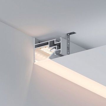 Профиль для натяжных потолков 2м 040061 серебристый STRETCH-25-WALL-SIDE-2000 Arlight