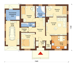 Проект Дома 63 кв. м К-173