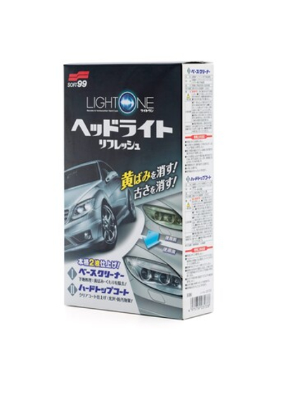 SOFT99  Покрытие для фар и прозрачного пластика Light One, 50+8 мл