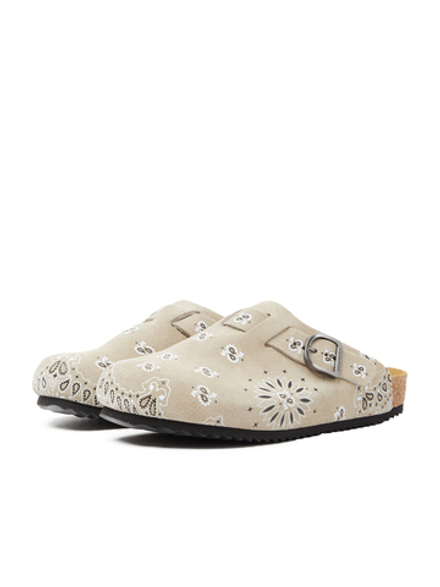 Клоги Из Замши Camel Suede Paisley Clogs