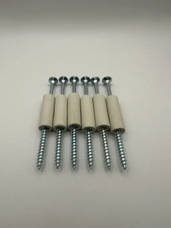 Комплект крепежа теплоизоляционных экранов, втулка керамическая