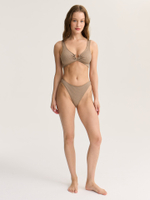 Купальный топ бикини с фурнитурой