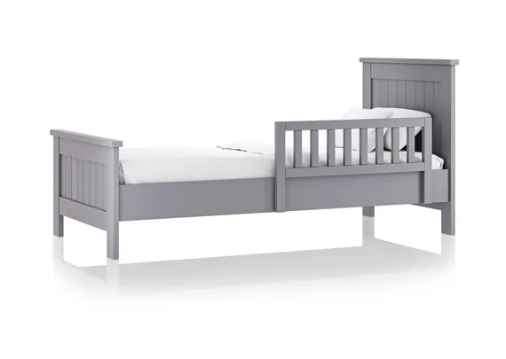 Кровать подростковая Wood (серый)