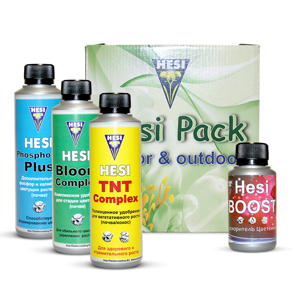 Hesi pack Soil, набор удобрений и стимуляторов