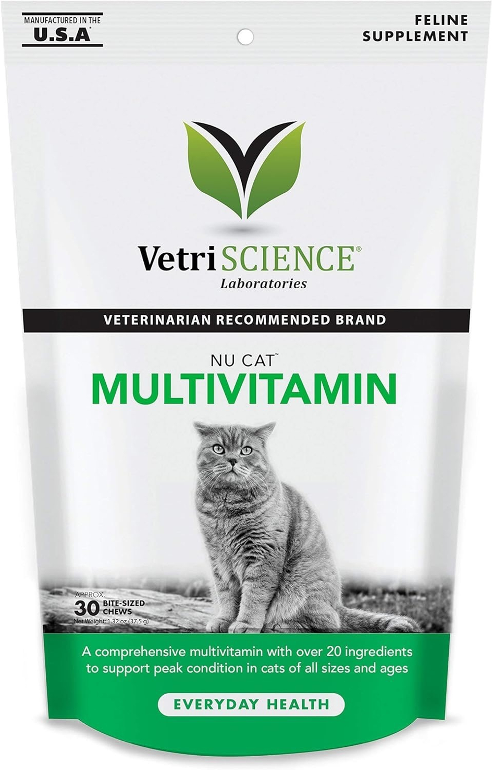 Vetri-Science Nu-Cat Multivitamin витамины в лакомстве 30 шт