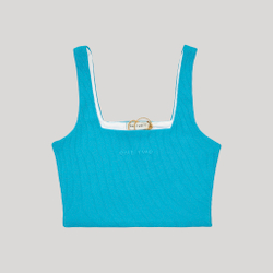 Crop Top Blue Jewel