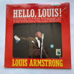 Винтажная виниловая пластинка LP Louis Armstrong Hello, Louis (США 1965)