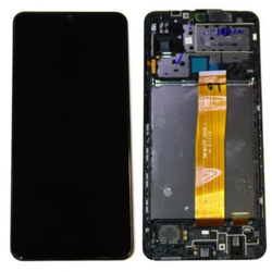 Дисплей для Samsung Galaxy M12 (M127F) с рамкой Черный - OR X-Lux