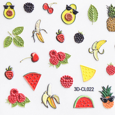 Irisk 3Д-Стикер на клеевой основе