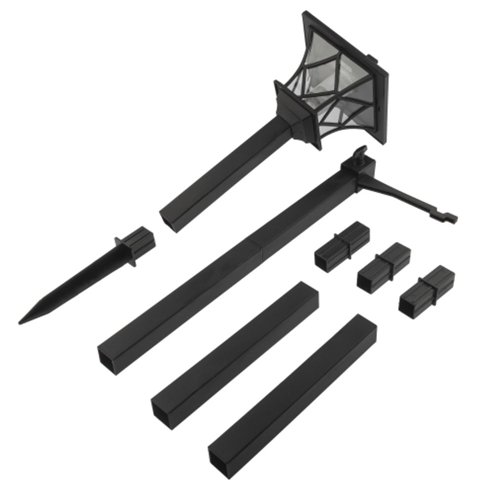 SL-PL155-PST ЭРА Садовый светильник на солнечной батарее, пластик, черный, 155 см | Садовые декоративные светильники