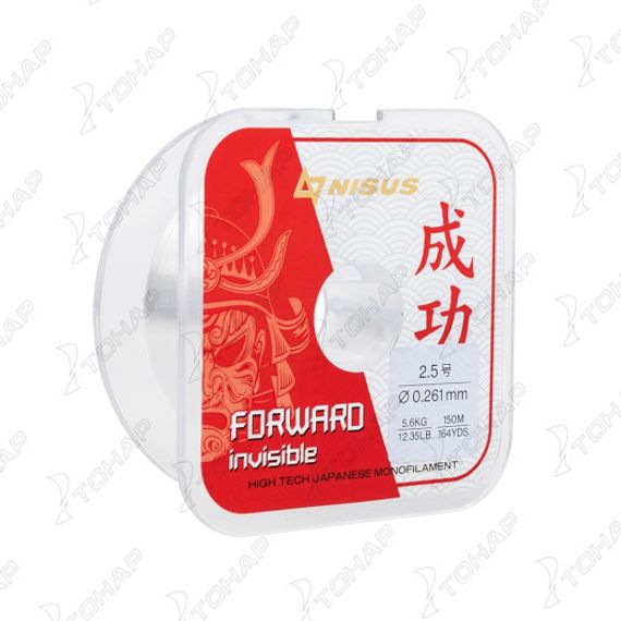 Леска FORWARD Invisible 0,261mm/150m Nylon Transparent (N-FI-0261-150) Nisus