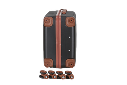 Чемодан Мини (S) ABS пластик"Verano", съёмные колёса