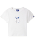 Женская Футболка Ribbon Logo Slim