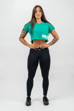 Футболка OVERSIZED CROP TOP POWERHOUSE 279 Зеленая