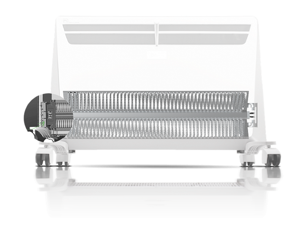 Конвектор электрический Ballu Evolution Transformer BEC/EVU-1000-2.5I с шасси и Wi-Fi