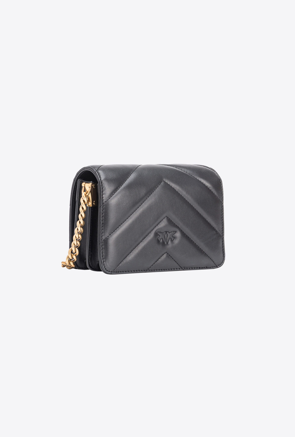 MINI LOVE BAG CLICK CHEVRON - black