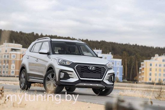 Накладки на пороги для Hyundai Creta